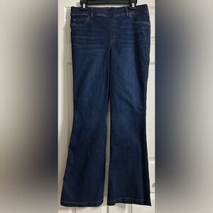 Spanx flare jeans in dark wash - Size XL